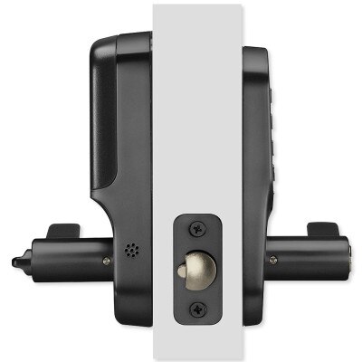 Yale Wi-Fi & Bluetooth Assure Touchscreen Keypad Lever Lock, Black Suede